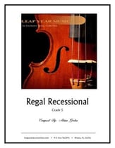 Regal Recessional Orchestra sheet music cover